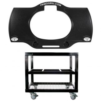 primo grill oval xl kookeiland met bekerhouder