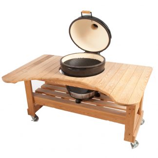 primo grill oval kamado cypres werktafel